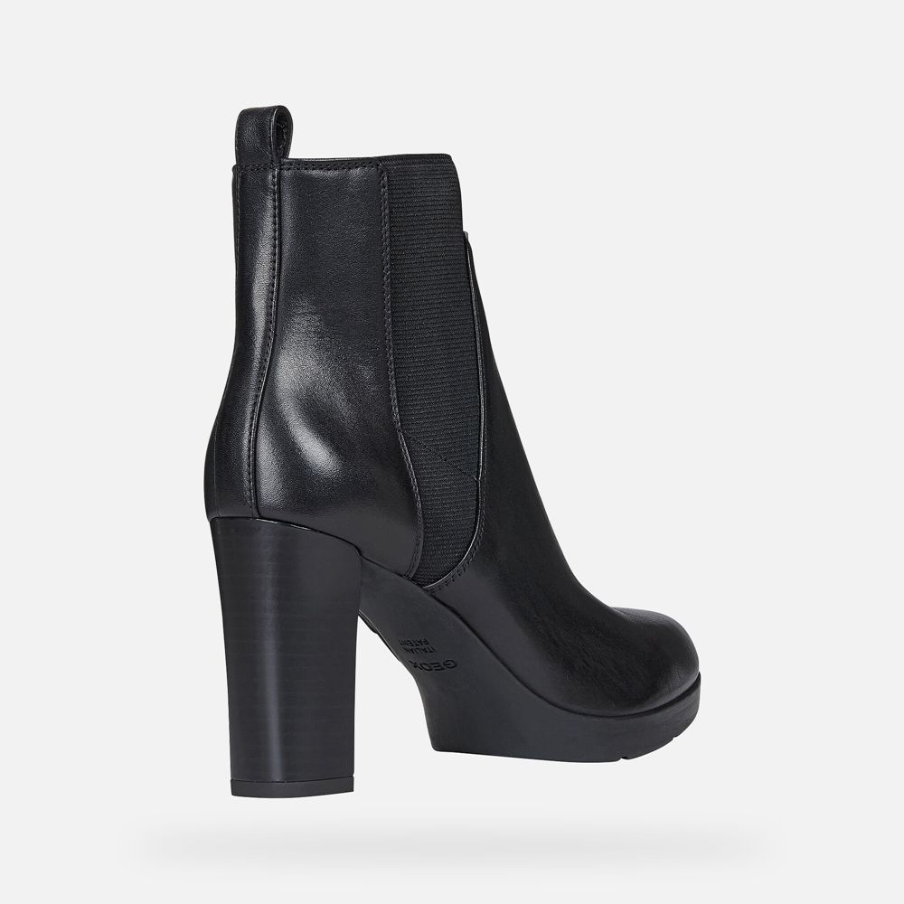 Geox Bayan Ankle Bot Siyah - Anylla Uzun - JHB-431069